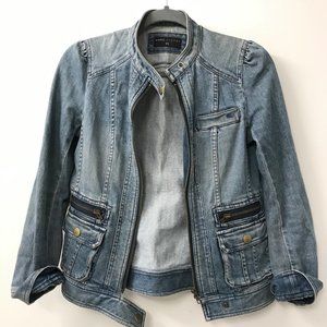 Marc Jacobs Motorcycle Denim Jacket - XS